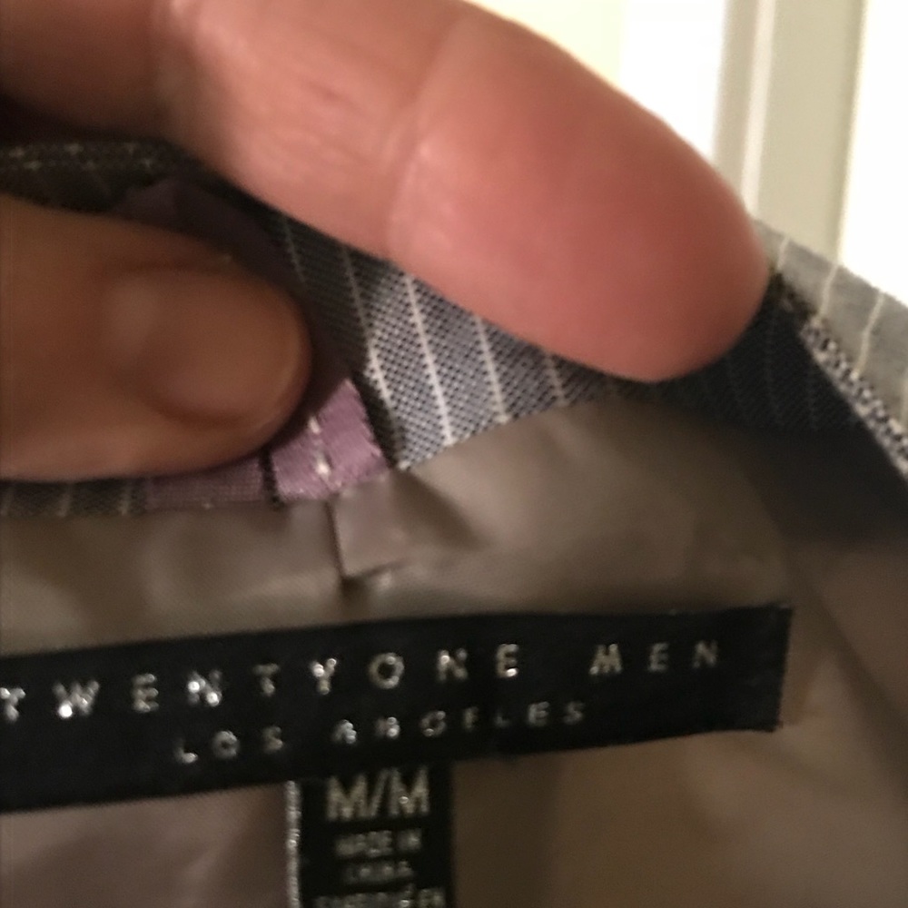 Men or women pinstripe button down vest m/l - Picture 7 of 7